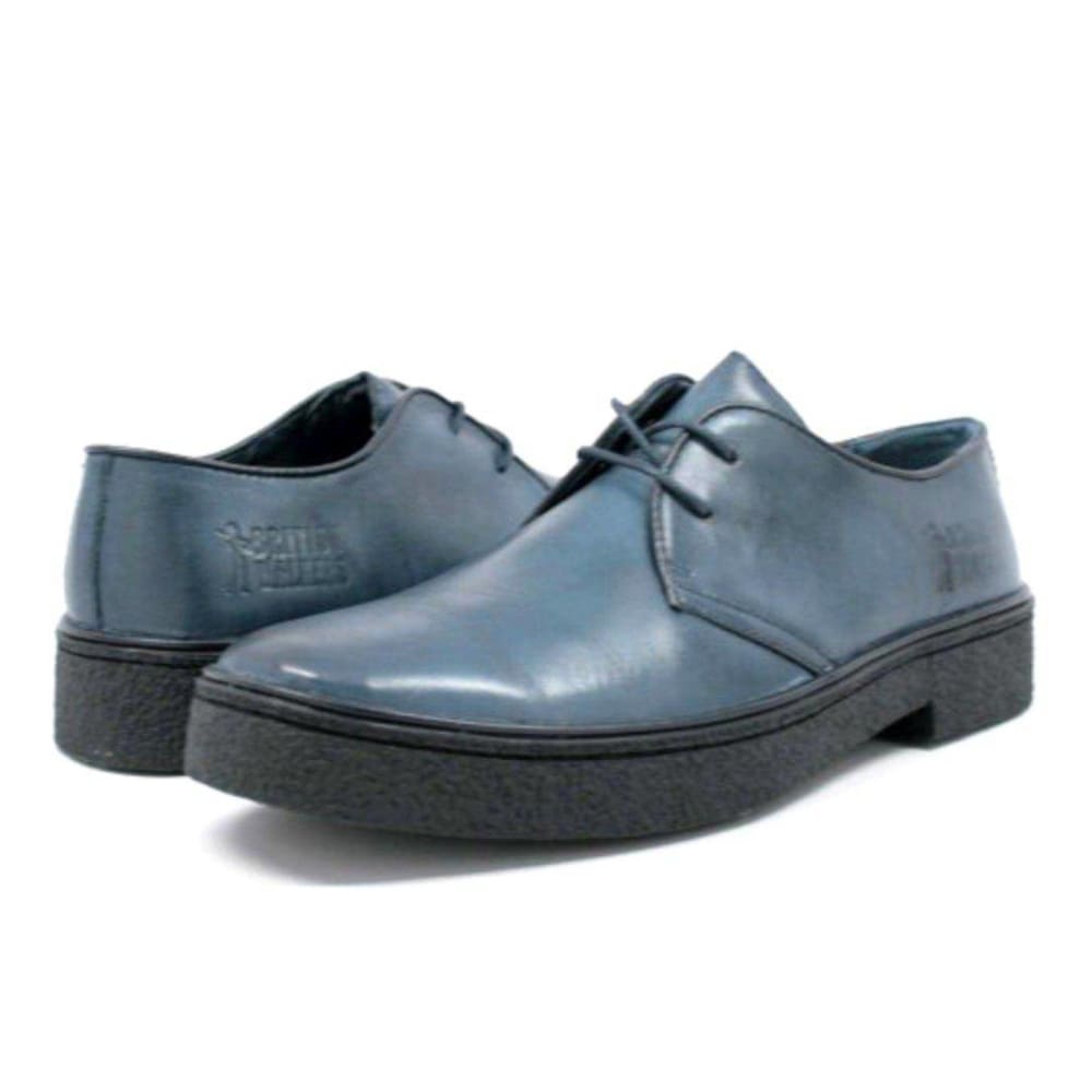 British Walkers Classic Playboy Mens Low Cut Oxford Shoes Legendary 80s Icon with Modern Street Luxury Style