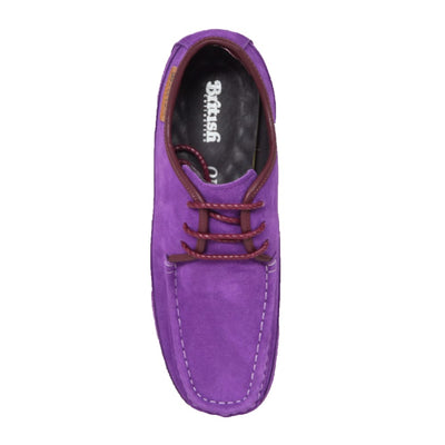British Walkers Crown Low Top Men’s Suede Lace Up Crepe Sole Shoes