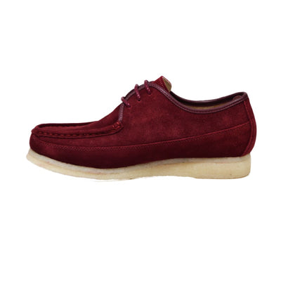 British Walkers Crown Low Top Men’s Suede Lace Up Crepe Sole Shoes