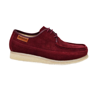 British Walkers Crown Low Top Men’s Suede Lace Up Crepe Sole Shoes