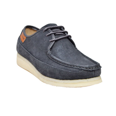 British Walkers Crown Low Top Men’s Suede Lace Up Crepe Sole Shoes