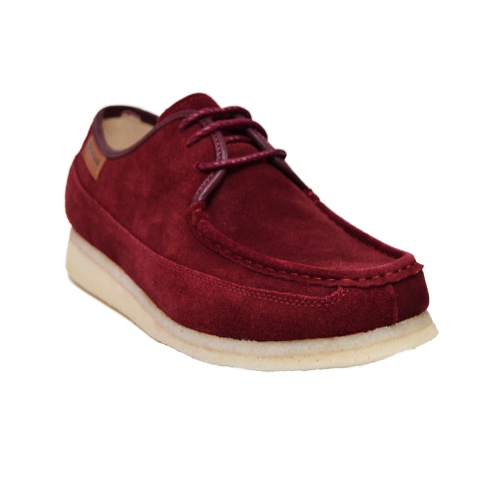 British Walkers Crown Low Top Men’s Suede Lace Up Crepe Sole Shoes