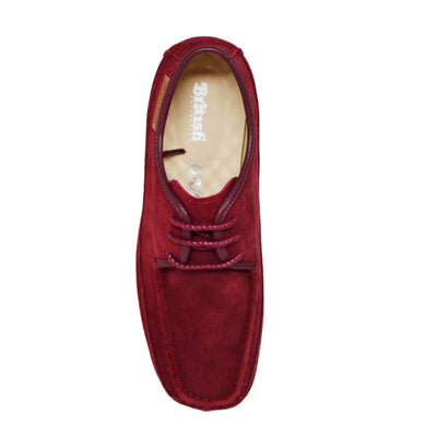 British Walkers Crown Low Top Men’s Suede Lace Up Crepe Sole Shoes