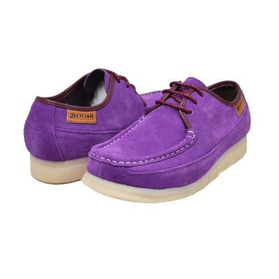 British Walkers Crown Low Top Men’s Suede Lace Up Crepe Sole Shoes