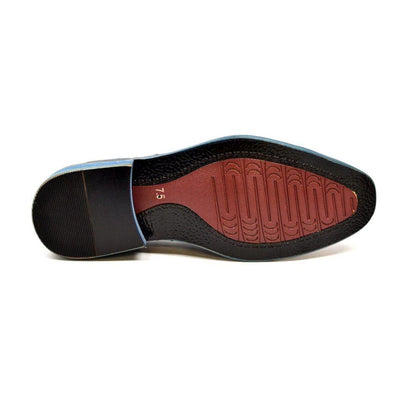 British Walkers Dolche Mens Ostrich Leather Slip On Shoes Exotic Luxury Style