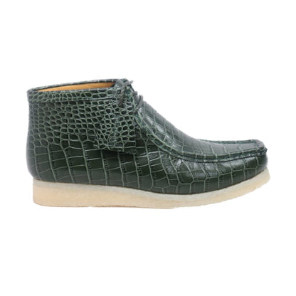 British Walkers Gators Men’s Alligator Leather High Top Chukka Boots