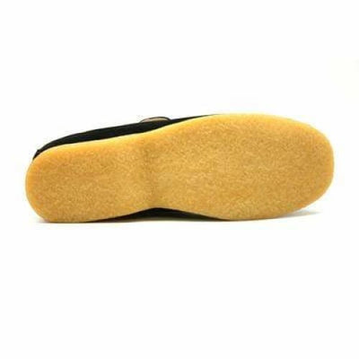 British Walkers Liberty Men's Black and Tan Suede Slip On Chukka Boots