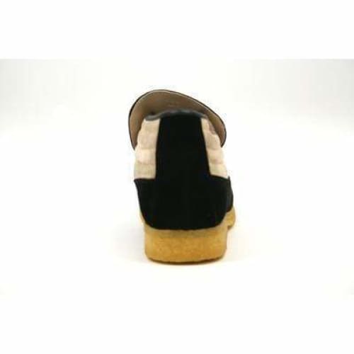 British Walkers Liberty Men's Black and Tan Suede Slip On Chukka Boots