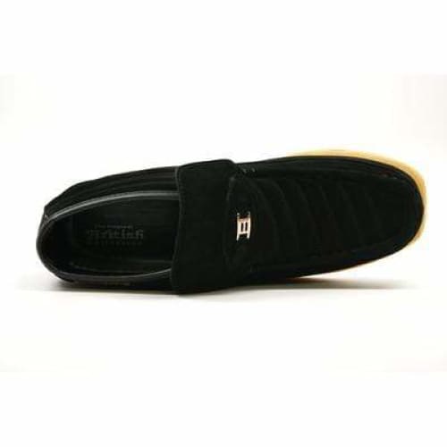 British Walkers Liberty Men's Black Suede Slip On Chukka Boots