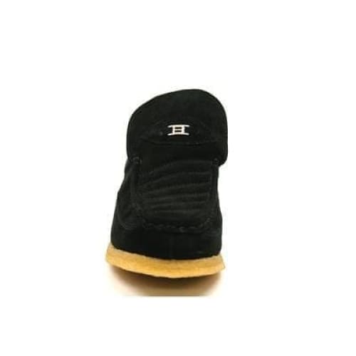 British Walkers Liberty Men's Black Suede Slip On Chukka Boots