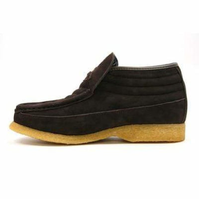 British Walkers Liberty Men's Brown Suede Slip On Chukka Boots