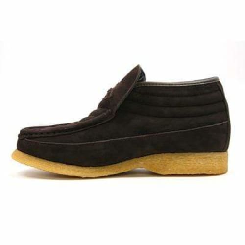 British Walkers Liberty Men's Brown Suede Slip On Chukka Boots