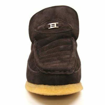 British Walkers Liberty Men's Brown Suede Slip On Chukka Boots