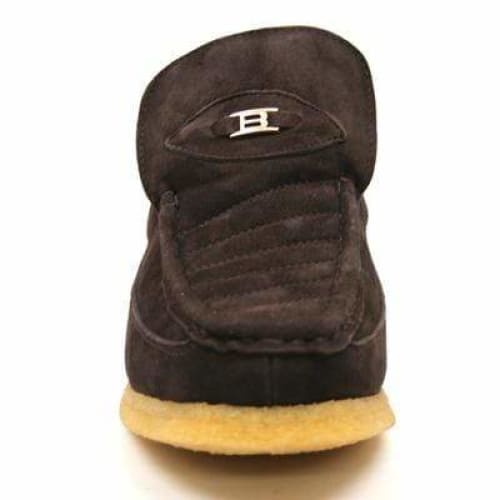 British Walkers Liberty Men's Brown Suede Slip On Chukka Boots