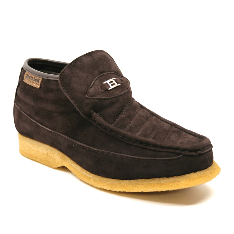 British Walkers Liberty Men's Suede Slip On Chukka Boots