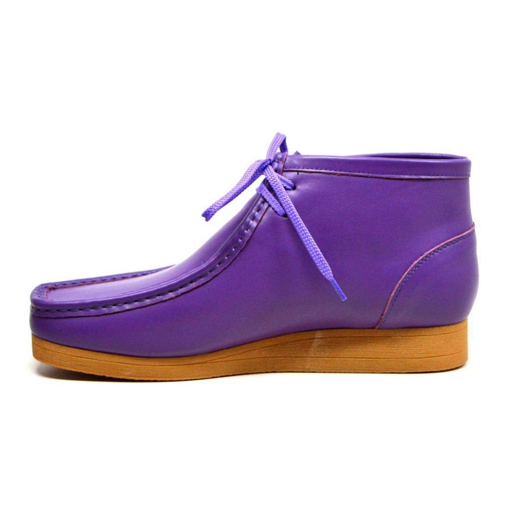 British Walkers New Castle 2 – Premium Purple Leather Men’s Chukka Boot Handcrafted Bold Luxury
