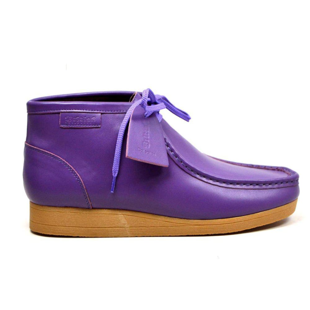 British Walkers New Castle 2 – Premium Purple Leather Men’s Chukka Boot Handcrafted Bold Luxury