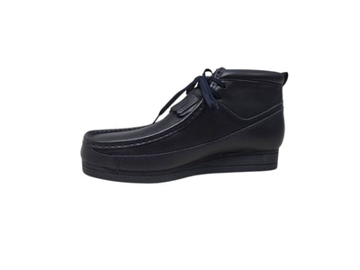 British Walkers New Castle Men's Premium French Lambskin Leather Moc Toe Ankle Boots