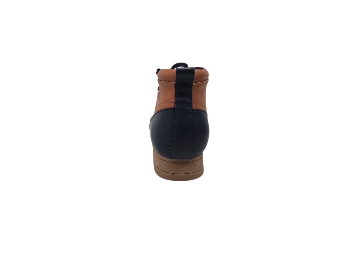 British Walkers New Castle Men's Premium French Lambskin Leather Moc Toe Ankle Boots