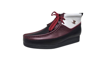British Walkers New Castle Men's Premium French Lambskin Leather Moc Toe Ankle Boots