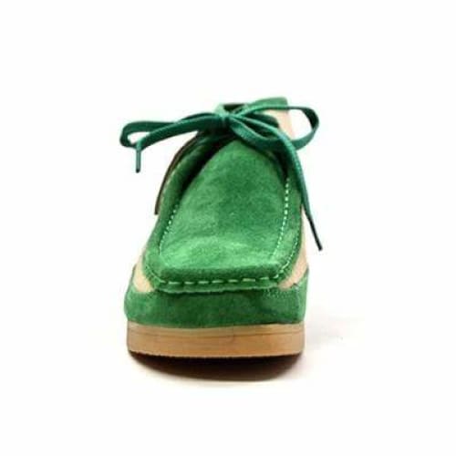 British Walkers New Castle Green and Beige Suede Men’s Chukka Boots