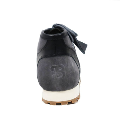 British Walkers New Castle GT – Gray & Black Suede Men’s Chukka Boot ModernSole TwoTone Craft with Signature GT Style