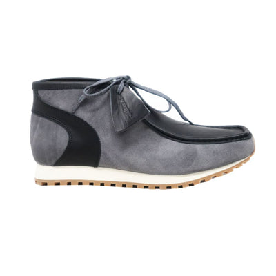 British Walkers New Castle GT – Gray & Black Suede Men’s Chukka Boot ModernSole TwoTone Craft with Signature GT Style