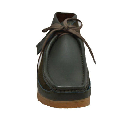 British Walkers New Castle Men's Classic Moc Toe Leather and Suede Chukka Boots