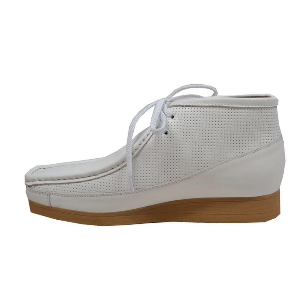 British Walkers New Castle Men's Classic Moc Toe Leather and Suede Chukka Boots
