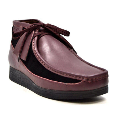 British Walkers New Castle Men's Classic Moc Toe Leather and Suede Chukka Boots