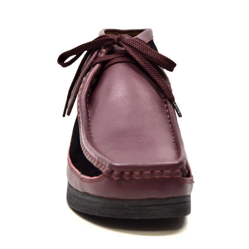 British Walkers New Castle Men's Classic Moc Toe Leather and Suede Chukka Boots