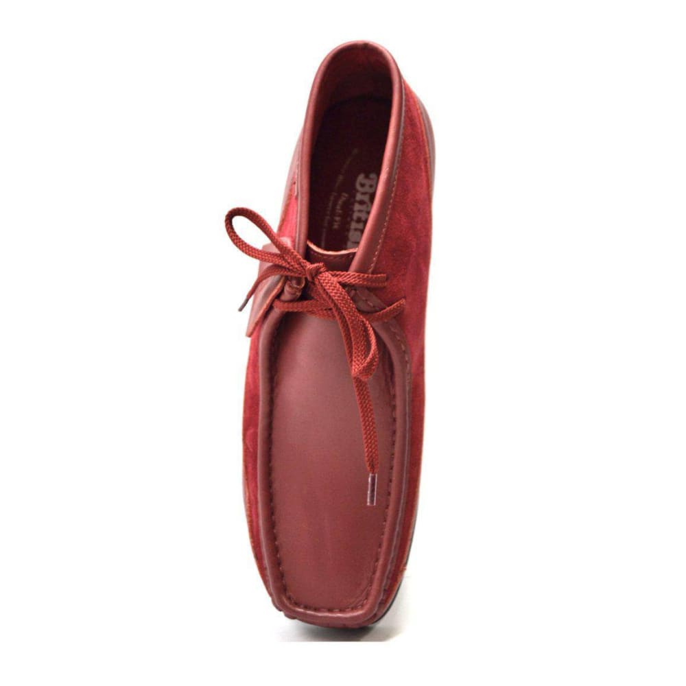 British Walkers New Castle Men's Classic Moc Toe Leather and Suede Chukka Boots