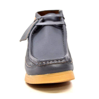 British Walkers New Castle Men's Classic Moc Toe Leather and Suede Chukka Boots