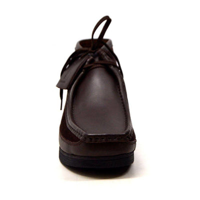 British Walkers New Castle Men's Classic Moc Toe Leather and Suede Chukka Boots