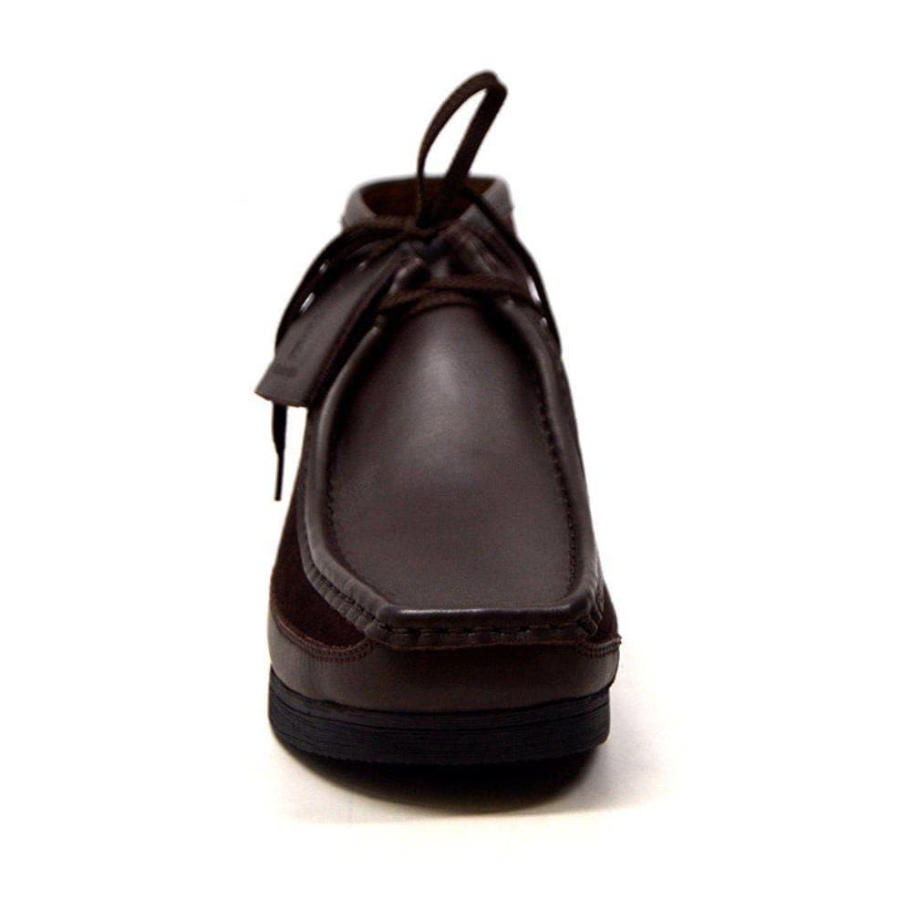 British Walkers New Castle Men's Classic Moc Toe Leather and Suede Chukka Boots