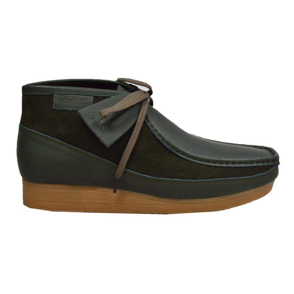 British Walkers New Castle Men's Classic Moc Toe Leather and Suede Chukka Boots