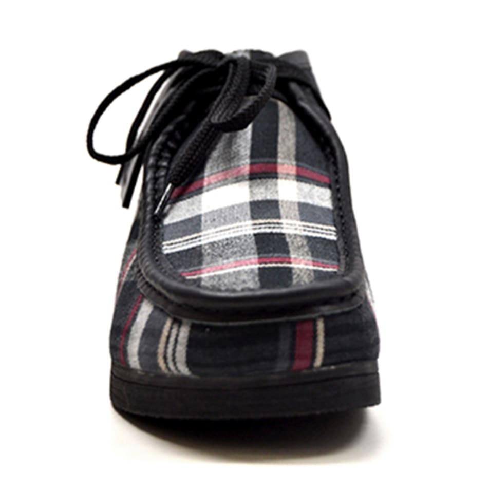 British Walkers New Castle Men's Multicolor Plaid Leather and Suede Chukka Boots