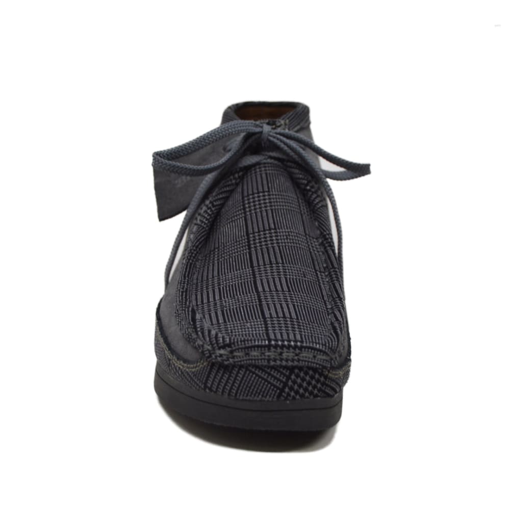 British Walkers New Castle Men's Multicolor Plaid Leather and Suede Chukka Boots