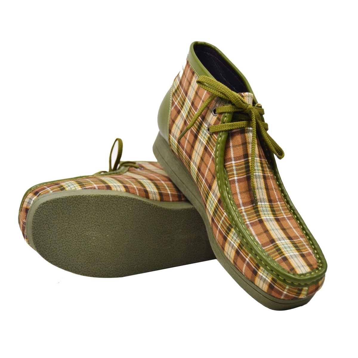 British Walkers New Castle Men's Limited Edition Multicolor Plaid Chukka Boot