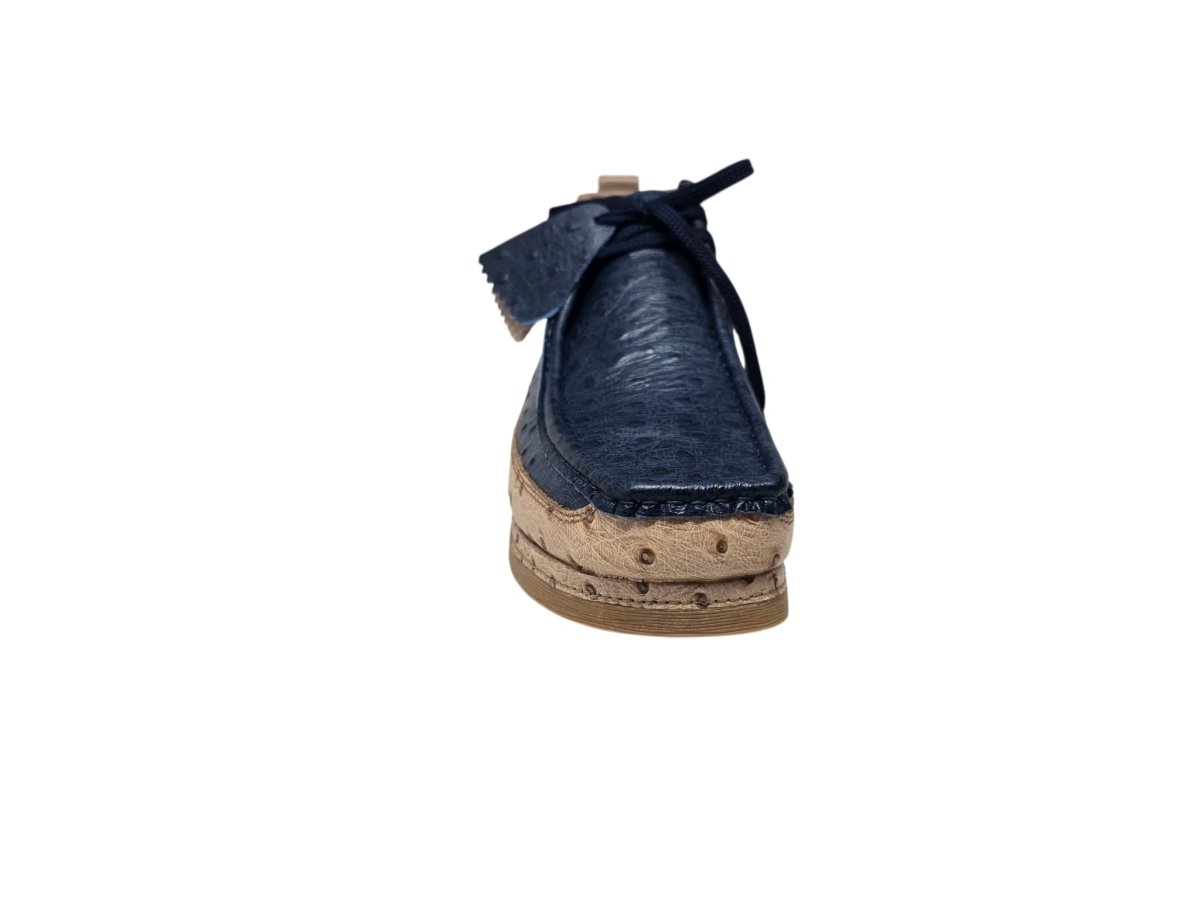 British Walkers New Castle Men's Limited Edition Exotic Ostrich Leather Chukka Boots