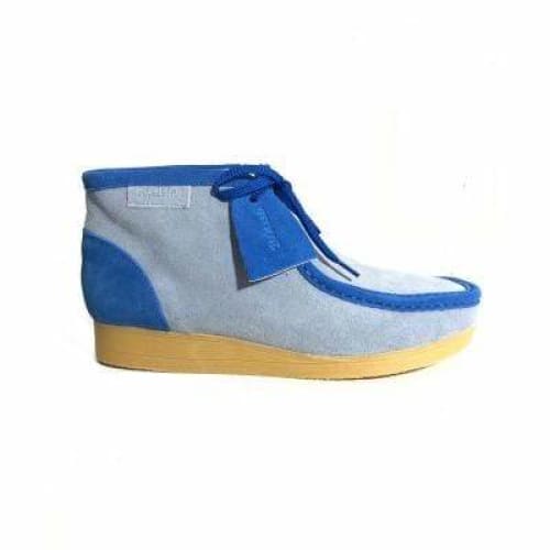 British Walkers New Castle – Powder Blue Suede Men’s Chukka Boot RetroInspired Craft with Modern Luxe Appeal