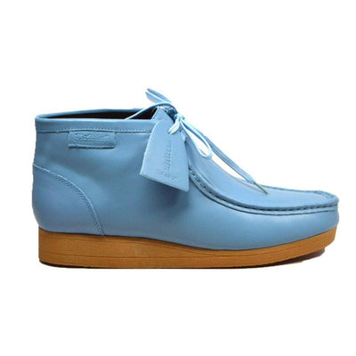 British Walkers New Castle – Sky Blue Leather Men’s Chukka Boot Handcrafted Modern Luxury