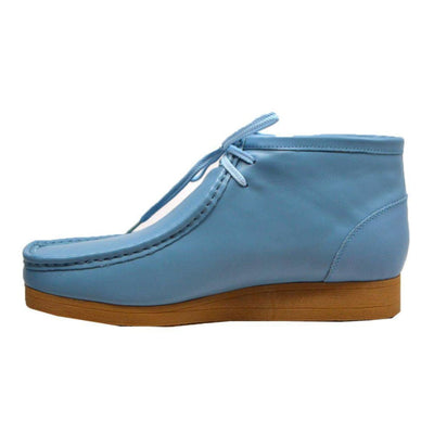 British Walkers New Castle – Sky Blue Leather Men’s Chukka Boot Handcrafted Modern Luxury
