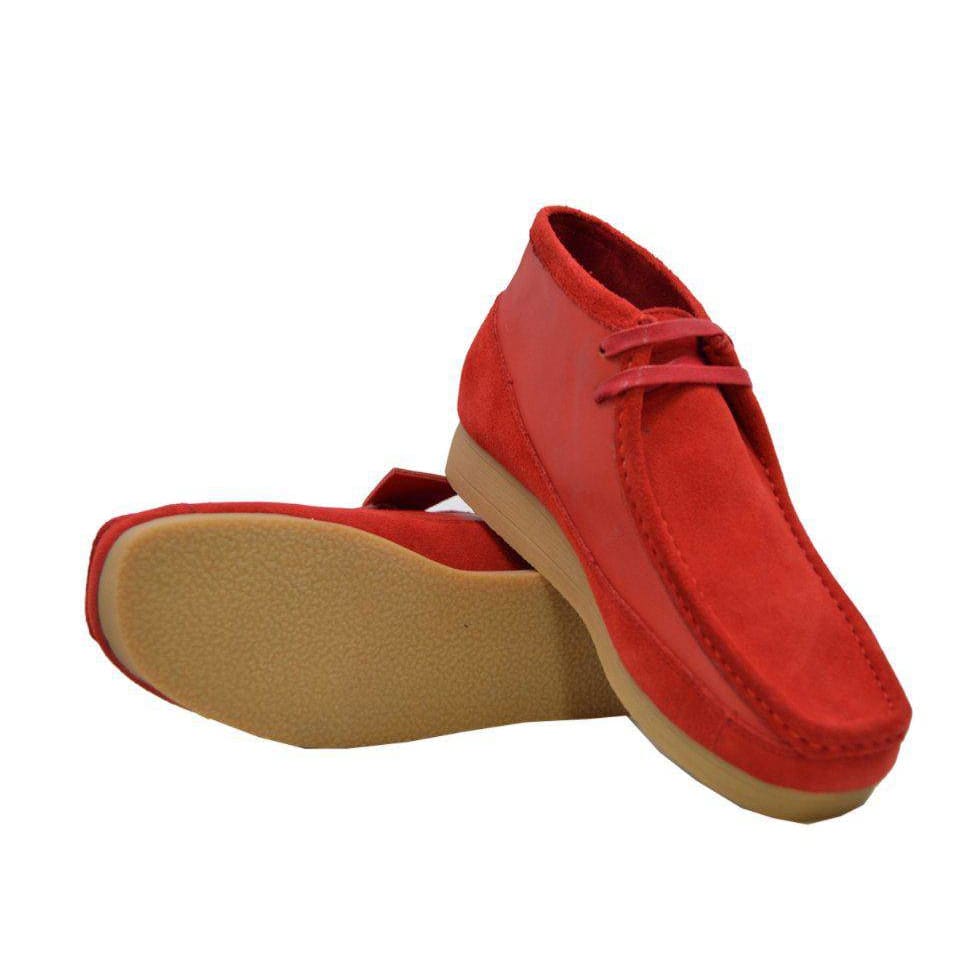 British Walkers New Castle Men's Suede and Leather Moc Toe Chukka Boots