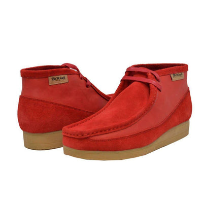 British Walkers New Castle Men's Suede and Leather Moc Toe Chukka Boots