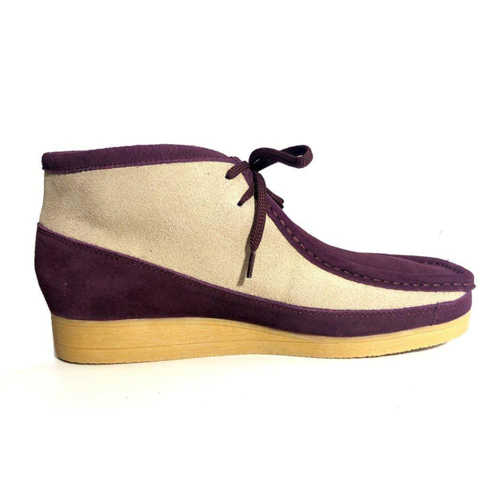 British Walkers New Castle Men's Two Tone Suede Moc Toe Chukka Boot