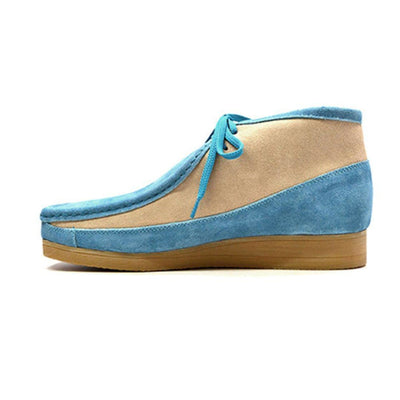 British Walkers New Castle Men's Two Tone Suede Moc Toe Chukka Boot