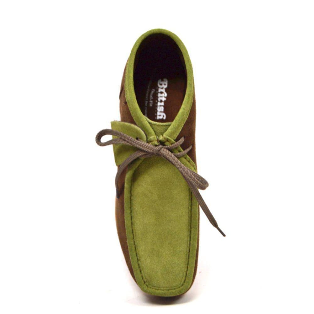 British Walkers New Castle Men's Two Tone Suede Moc Toe Chukka Boot