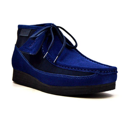 British Walkers New Castle Men's Two Tone Suede Moc Toe Chukka Boot