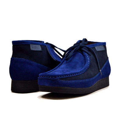 British Walkers New Castle Men's Two Tone Suede Moc Toe Chukka Boot